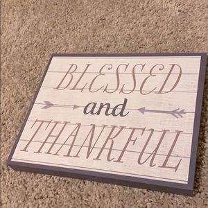 Blessed and thankful